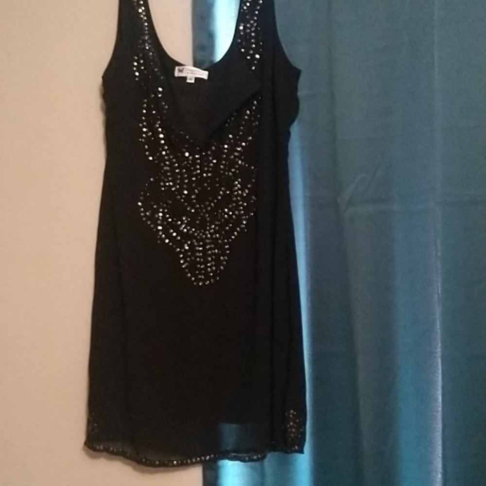 Studded tank dress